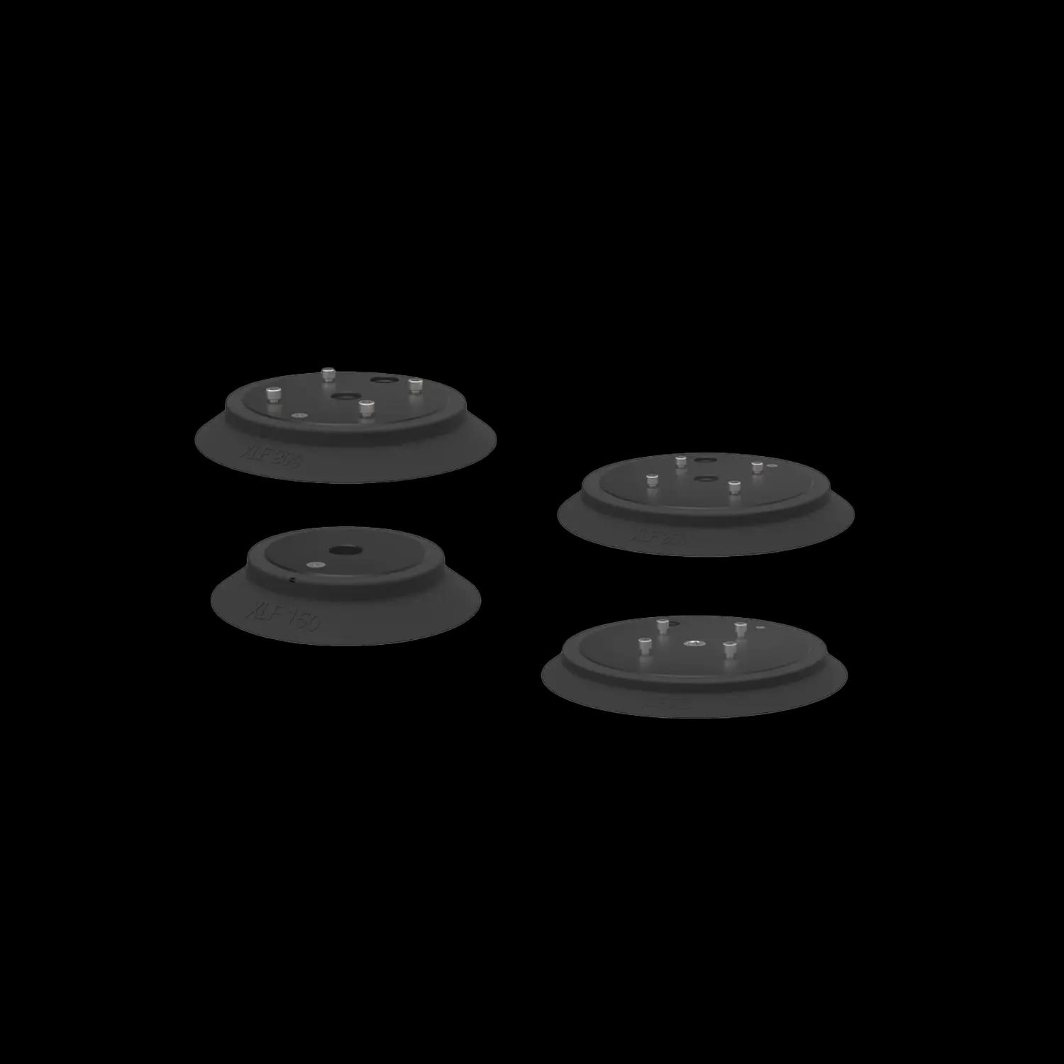 Bardzo duże płaskie przyssawki serii XLF (150 - 300 mm)
