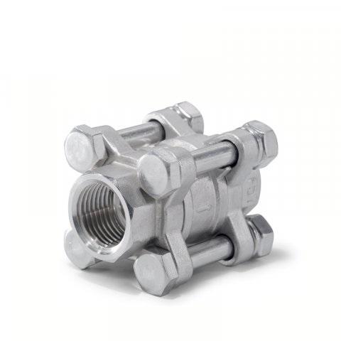 Zawory zwrotne 3-częściowe