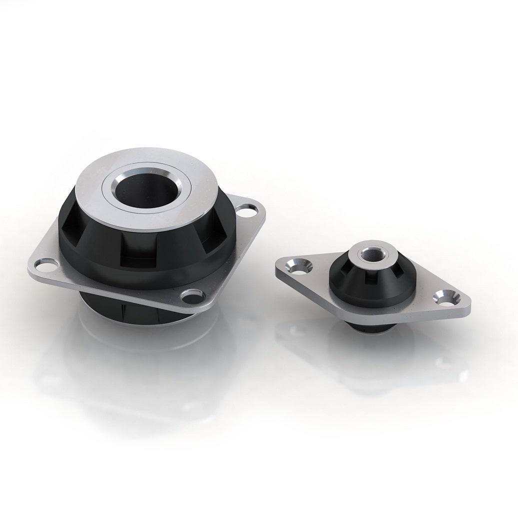 Wibroizolatory gumowe i gumowo-metalowe