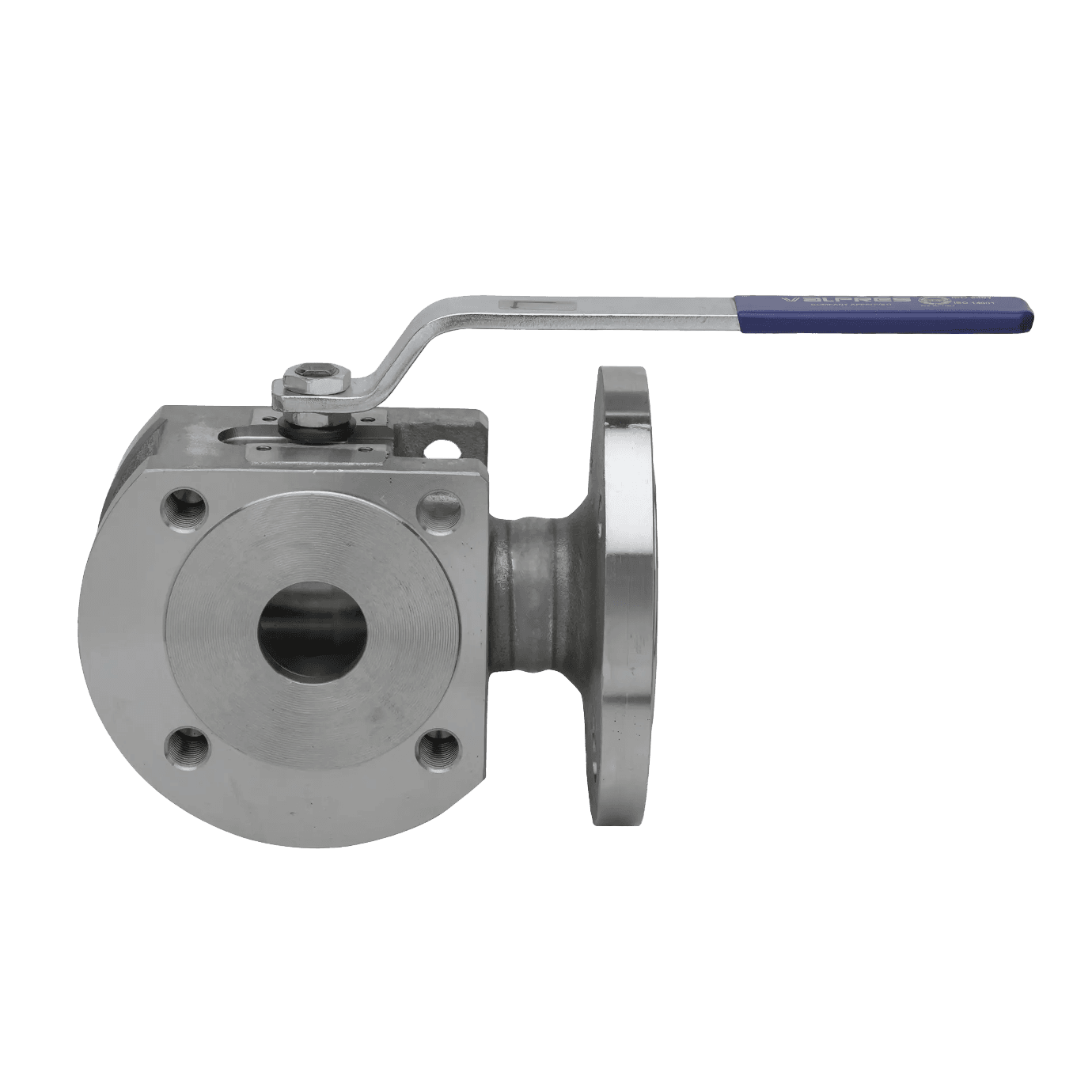 Zawory kulowe 3-drogowe kołnierzowe