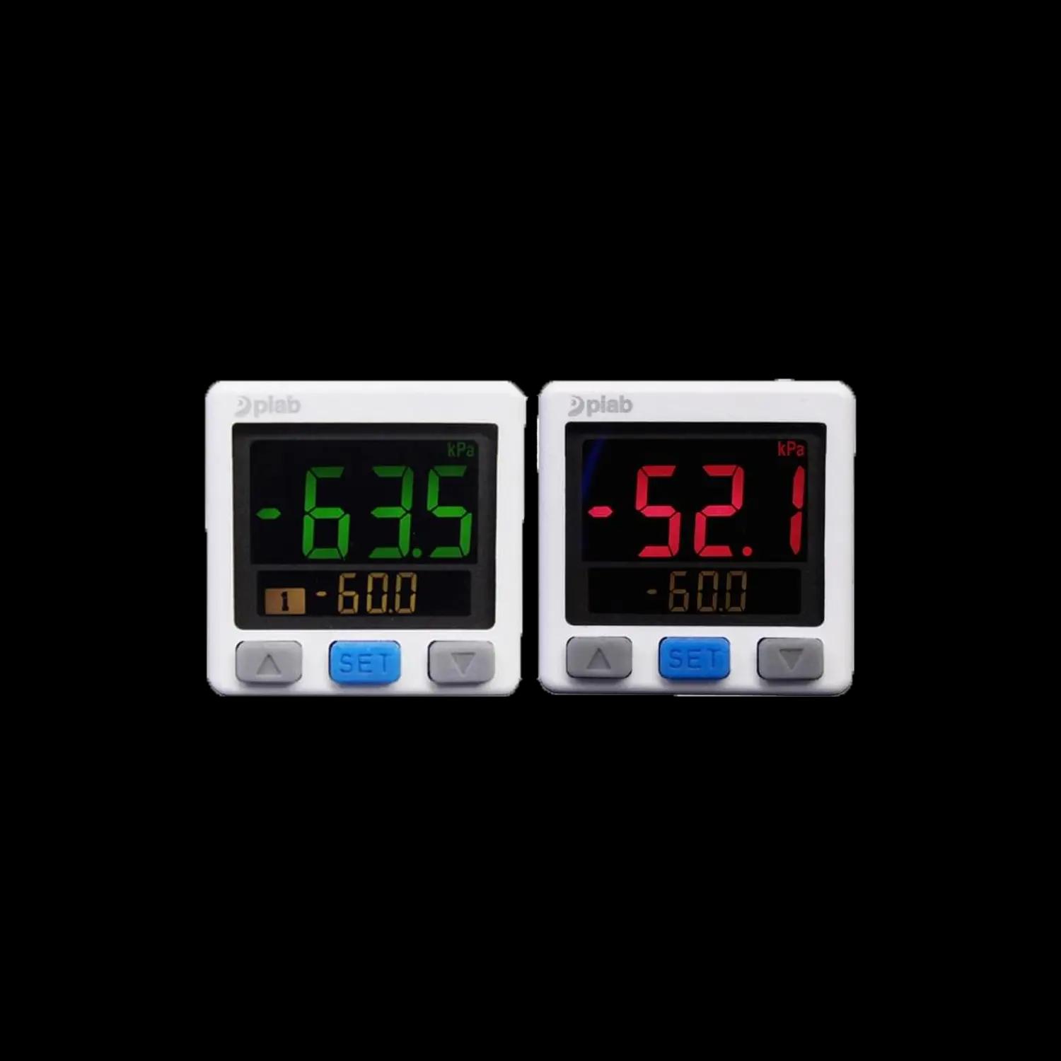 Przełącznik próżniowy z 3-kolorowym wyświetlaczem M8