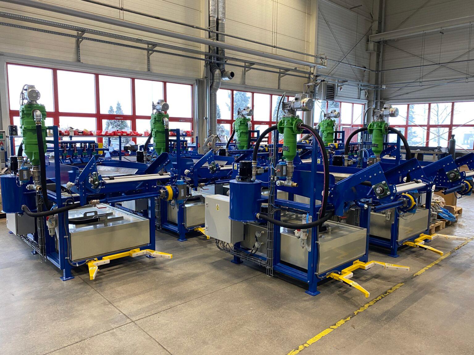 System filtracji cieczy chłodzącej etap 1